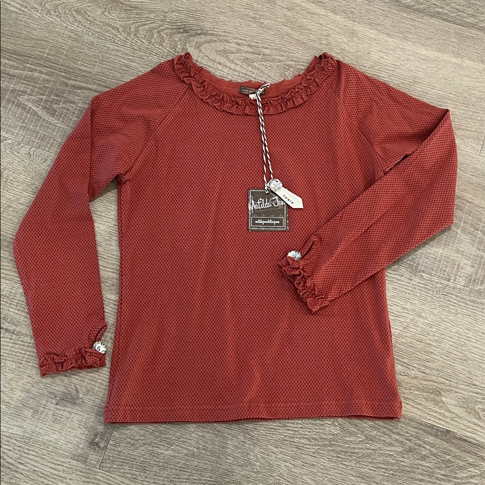 NWT Matilda Jane You And Me Top in Garnet | Rust | 10
